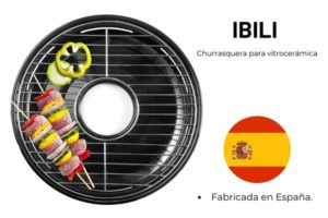 Churrasquera para vitrocerámica IBILI - Churrasquera Fabricada en España.